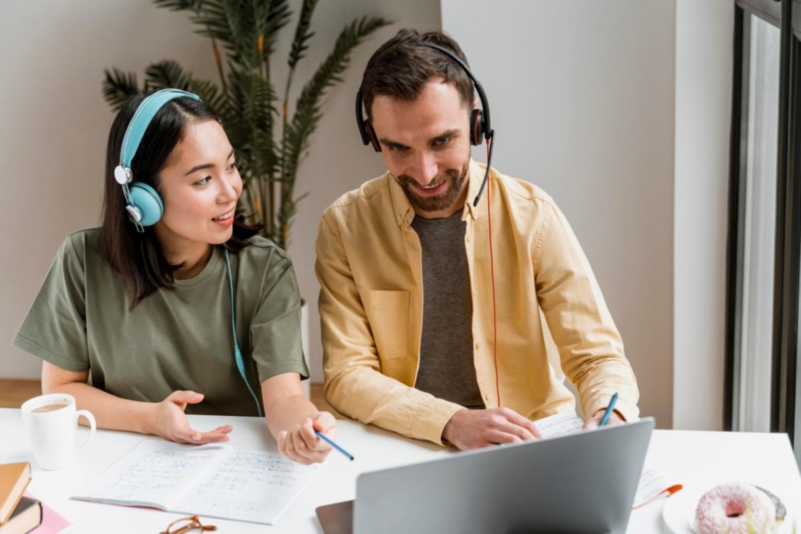 Professional entrepreneur reviewing business financial documents